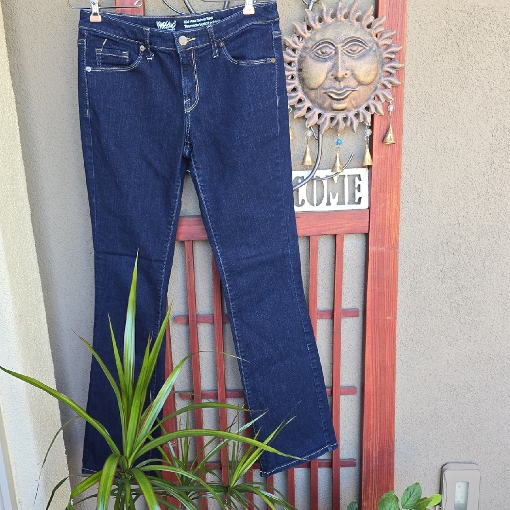 Mossino Supply Co. Women's Deep Indigo Boot Cut Jeans